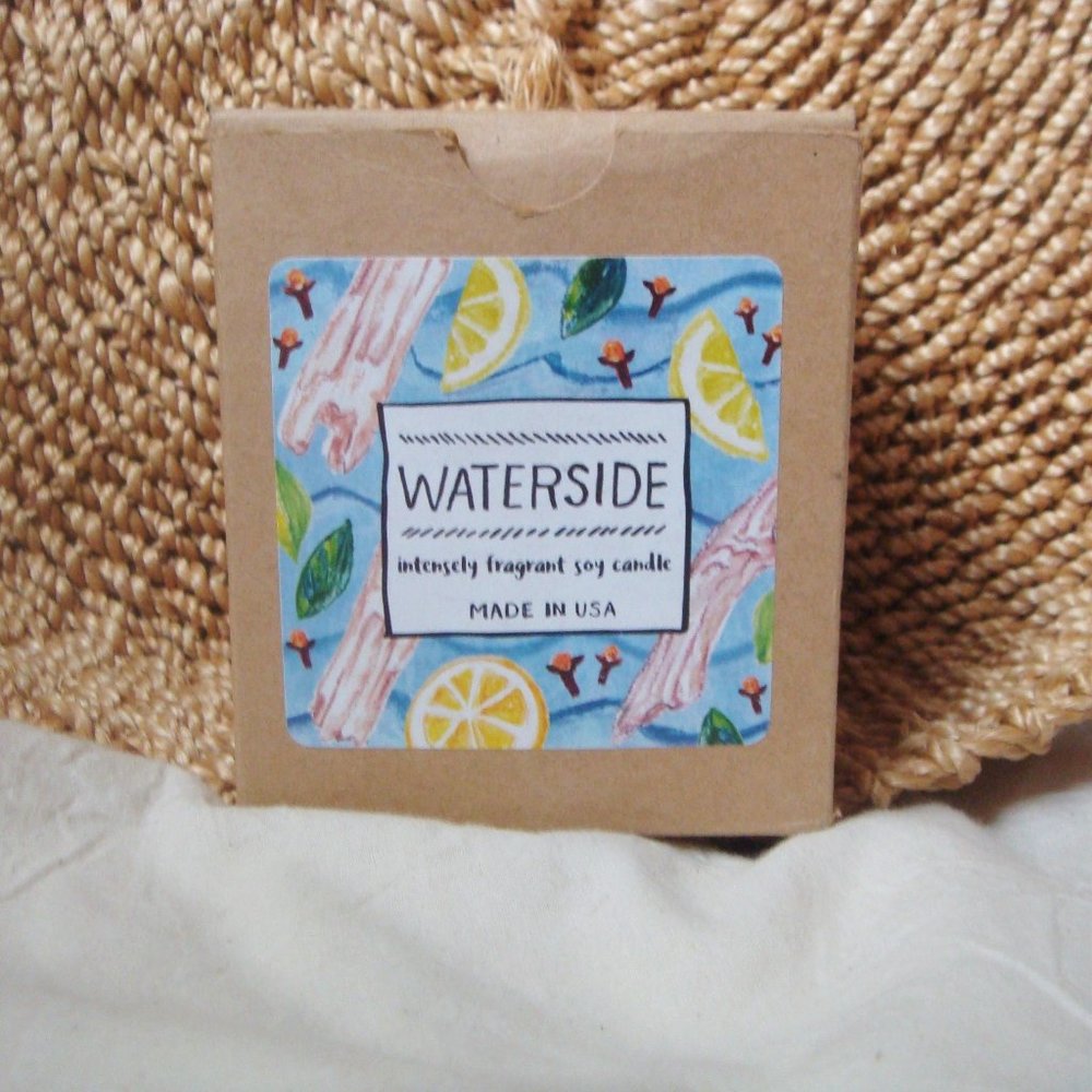 WATERSIDE Fragrant Soy Candle Handpoured Glass Votive